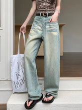Vintage American Streetwear Oversize Jeans mit weitem Bein